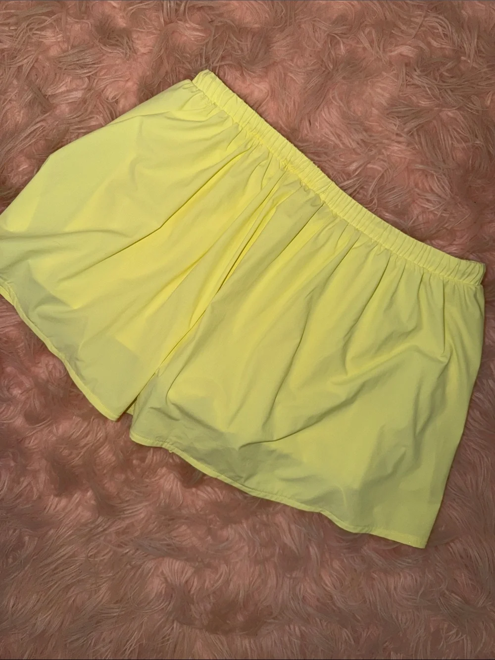 ALO Yoga Neon Yellow Athletic Skort